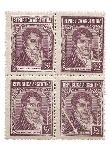 Argentina Gj 802 Variedades $$ Mt 471 Mint Manuel Belgrano