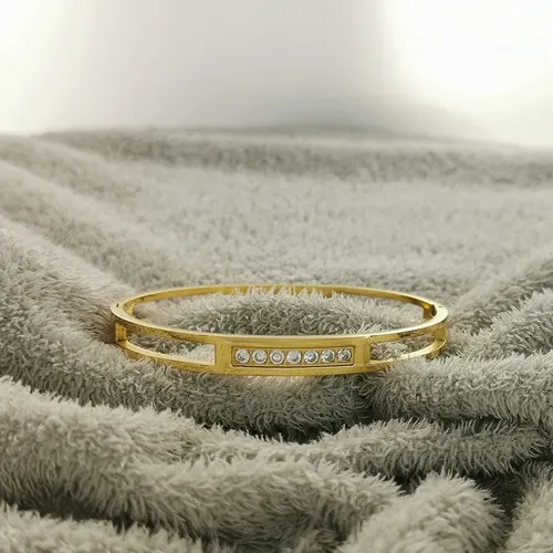 Brazalete De Acero Inoxidable Chapado En Y Plata Para ...