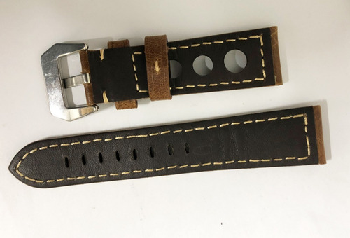Pulseira Couro P/ Panerai Varios Modelos Brinde Ferram E Pin