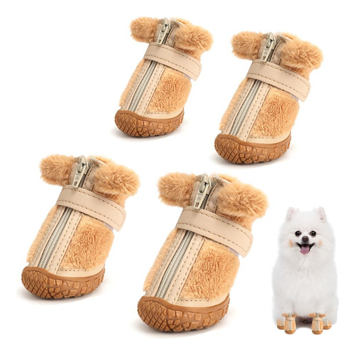 Botas De Lana Para Perros Para Invierno, Zapatos Para Perros