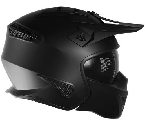 Imagen 6 de 10 de Casco Para Moto Kov Con Mascara Rock-o Certificado Dot