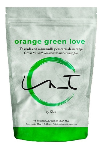 Te En Hebras In_t  Orange Green Love Doypack By Intizen 60gr