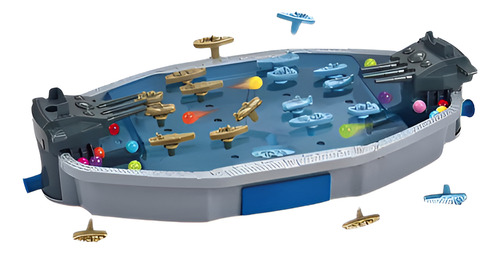 Juego De Mesa Batalla Naval Aviones Punteria Y Rapidez Niños