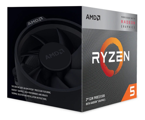 Amd Ryzen 5 3400g 3.7ghz 6mb Am4 Radeon Rx Vega11 Lacrado