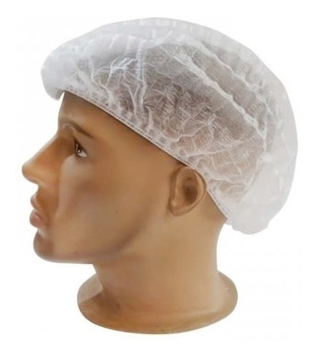 Gorros Clip Blancos Desechables (x100) Cofias 