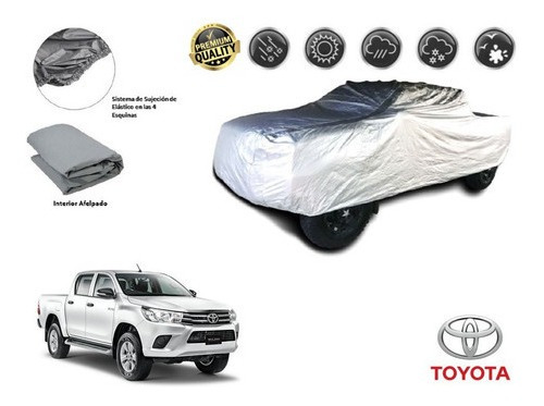 Funda Car Cover Afelpada Premium Toyota Hilux 2.7l 2018