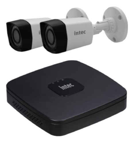 Kit De Videovigilancia 2 Camaras Tipo Domo Intec