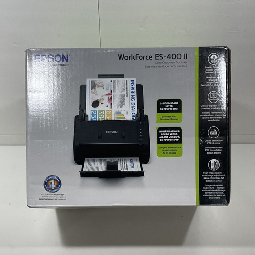 Imagen 1 de 4 de Epson Workforce Es-400 Ii Color Duplex Desktop Document Scan