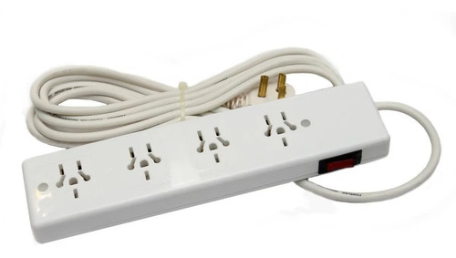 Prolongador Zapatilla 4 Tomas Universal C/cable 10 Mts