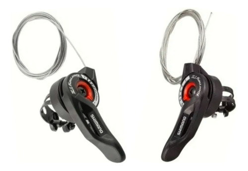 Set Shifters Shimano Tourney Tz500 3x6 18v - Dmore Bikes