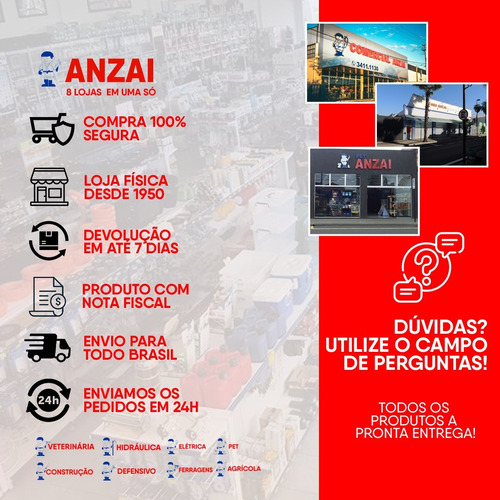 Placa 4x4 6 Postos Com Suporte Branco 20913-50