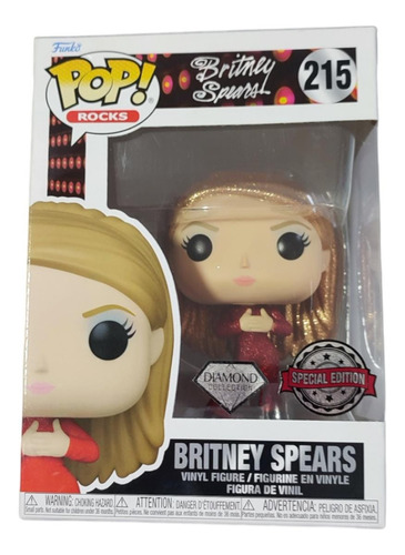 Pop Rocks Funko No.215 Britney Spears Diamond Collection
