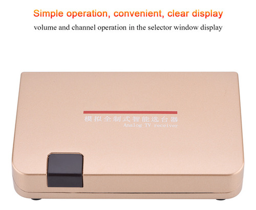 Receptor De Tv Analógico Con Convertidor Rf A Hdmi All Stand