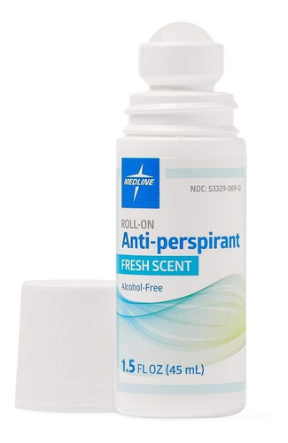 Desodorante Antitranspirante Medicado Medline Roll On Unisex