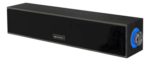 Soundbar 2.0 C3Tech 6W Conexão P2 USB Preto