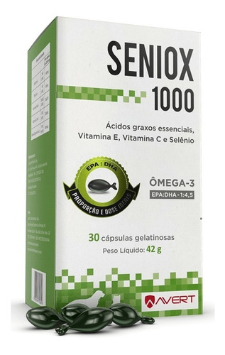 Seniox Avert 1000mg 30 Cápsulas