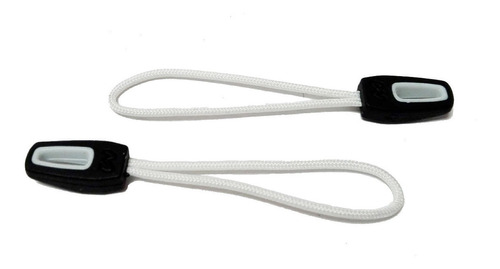 Paq. 6 Piezas Zipper Pullers Color Blanco