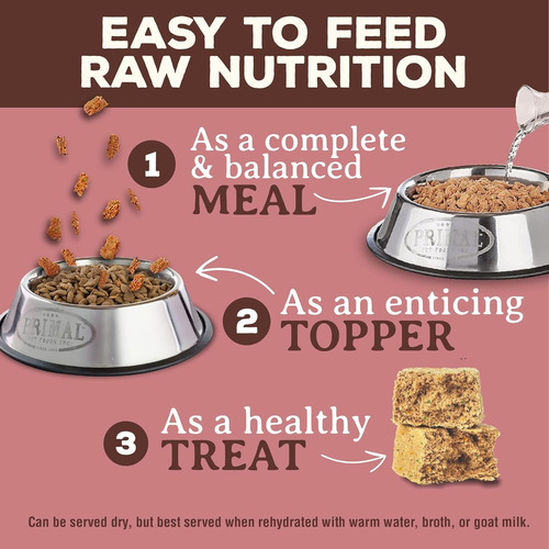 Primal Alimento Para Perros Liofilizado Sabor Pavo 14 Onzas