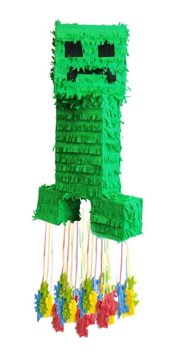 Piñata Planta Minecraft En 3d