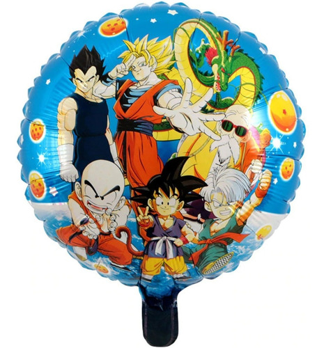 Globo Dragon Ball Personajes Varios 45cm 