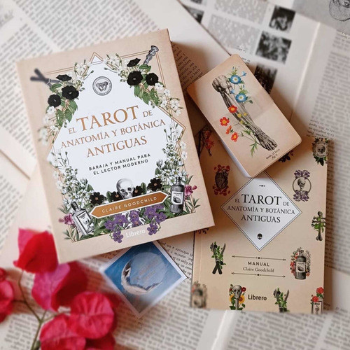 El Tarot De Anatomía Y Botánica Antiguas Kit De Lujo Stock