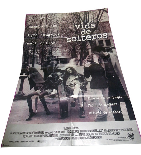 Poster Original De Cine Vida De Solteros - Doblado