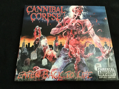 Cannibal Corpse Eate Back To Life Cd B5
