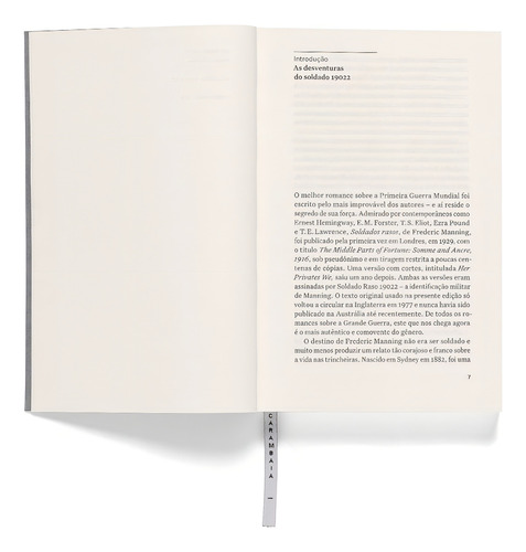 Soldados rasos - Coleção Acervo, de Manning, Frederic. Coleção Acervo (12), vol. 12. Editorial Editora Carambaia EIRELI,Peter Davies, capa mole em português, 2019