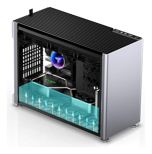 Caja De Juegos Jonsplus I100 Pro Mini-itx, Aleación De Plata