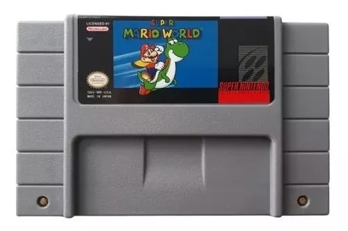 Cartucho Fita Jogo Super Mario World Super Nintendo Snes em