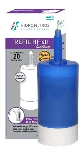 Refil Para Filtros De Torneira Bica Móvel Rosca Longa Cônica Cor Colorido