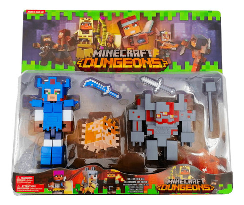 Muñecos Minecraft Set Mediano Juguete Araña Esqueleto Bros