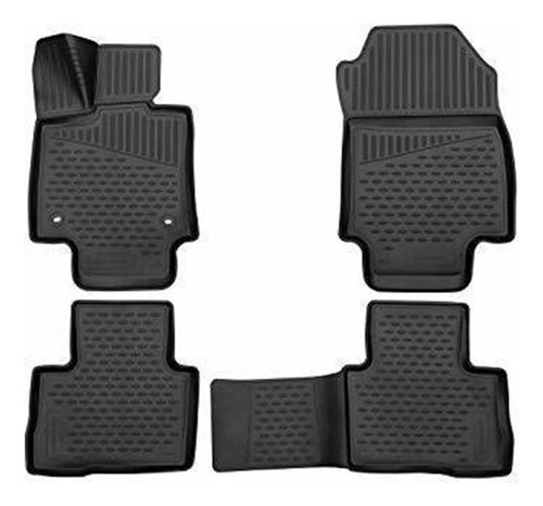 Tapetes - Fits ******* Toyota Rav4 Floor Mats Front & 2nd Ro