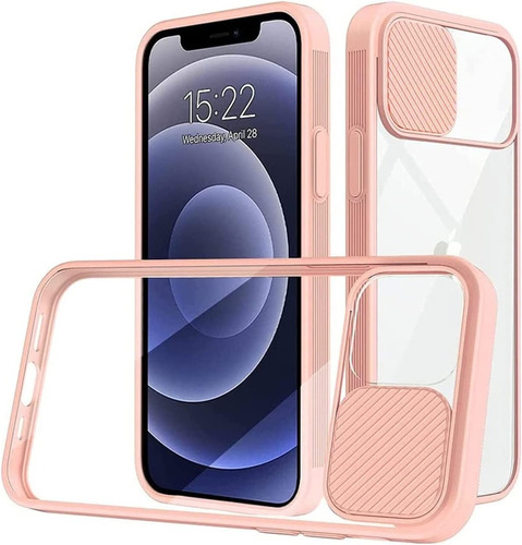 Carcasa Silicona Con Tapa  Deslizante Para iPhone 11 Pro