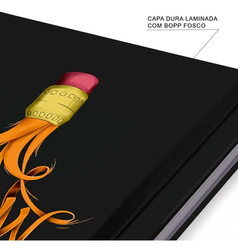 Imagem 4 de 10 de Sketchbook Caderno De Desenho 100págs 50 Folhas A4 180g