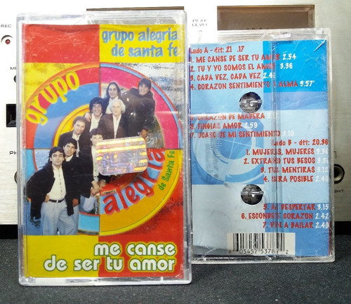 Grupo Alegria De Santa Fe - Me Canse De Ser Tu  Cassette