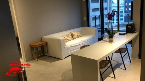 Imagem 1 de 15 de Apartamento Mobiliado - Uma Vaga 52,88 M² - V-103796
