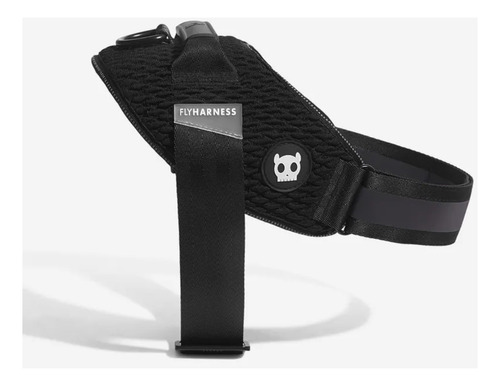 Peitoral Para Cães Flyharness Zeedog Gotham Cor Preto Tamanho Da Coleira 4