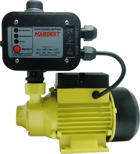 Imagen 1 de 7 de Bomba Presurizadora 4 Baños Elevadora De Agua Presion 1/2hp