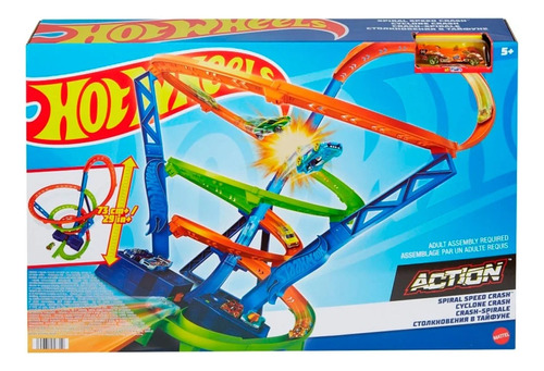 Hot Wheels Action Pista Ciclon De Alta Velocidad Mattel