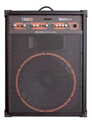 Caixa De Som Amplificada Multiuso Trx15 120 W Rms Cor Preto 110V/220V