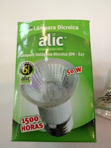 Imagen 2 de 3 de Lampara E27 Jdr 50w Alic