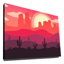 Comprar Cuadros Cactus Paisajes Naturaleza Plantas - 40x30 Cm