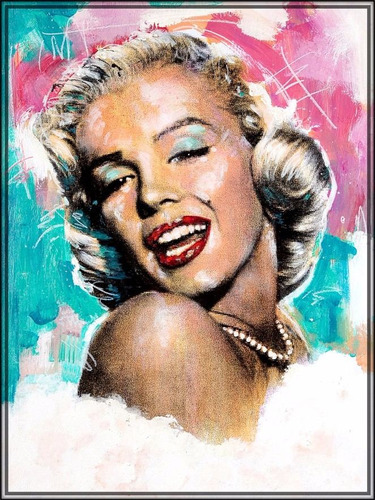 Imagem 1 de 1 de Poster Marilyn Monroe 60x80cm Foto Grande Enfeite Para Casa