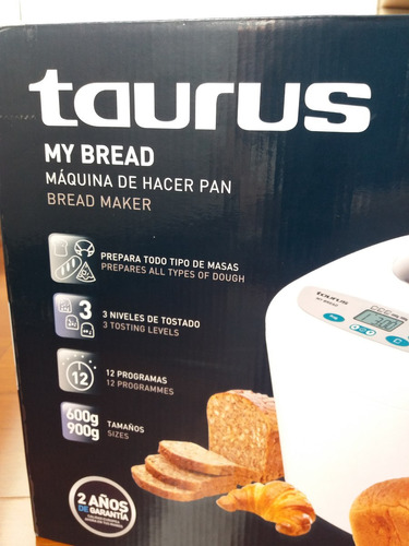 Máquina Para Hacer Pan Taurus