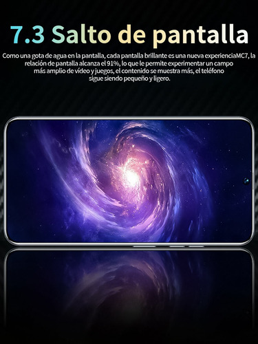 Últimas Ofertas Celular Dual Sim Vove Gt 20 Pro Android 14 Smartphone 7.3 Pulgadas Pantalla Grande Pantalla Ram16+512 Suppora 5g Red Ofertas Teléfono Negro