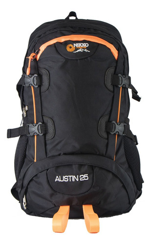 Mochila outdoor Austin 25 Litros Trekking Montaña (negro)