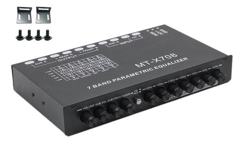 Ecualizador De 7 Bandas Chip Dsp Entradas Cd Aux