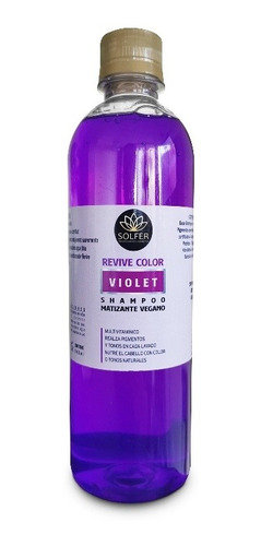 Shampoo Matizador Violeta. Amarillos. Orgánic&vegan 500cc 