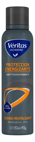 Antitranspirante Spray Veritas Protección Energizante 152ml